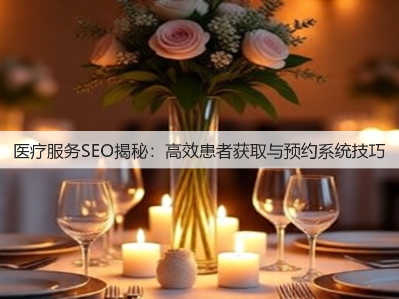 医疗服务SEO揭秘:高效患者获取与预约系统技巧(图2) 医疗服务SEO揭秘:高效患者获取与预约系统技巧(图2)